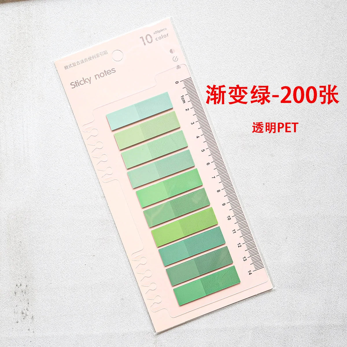 200 Sheets Transparent Sticky Notes Self-Adhesive Reading Annotation for Books Notepad Bookmarks Memo Pad Index Tabs