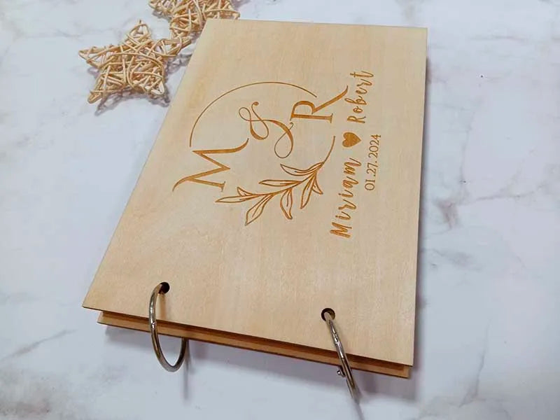 Custom Wedding Guestbook Rustic Wedding Decoration Mariage Signature Guestbook Party Decor Favor Anniversary Wedding Gifts