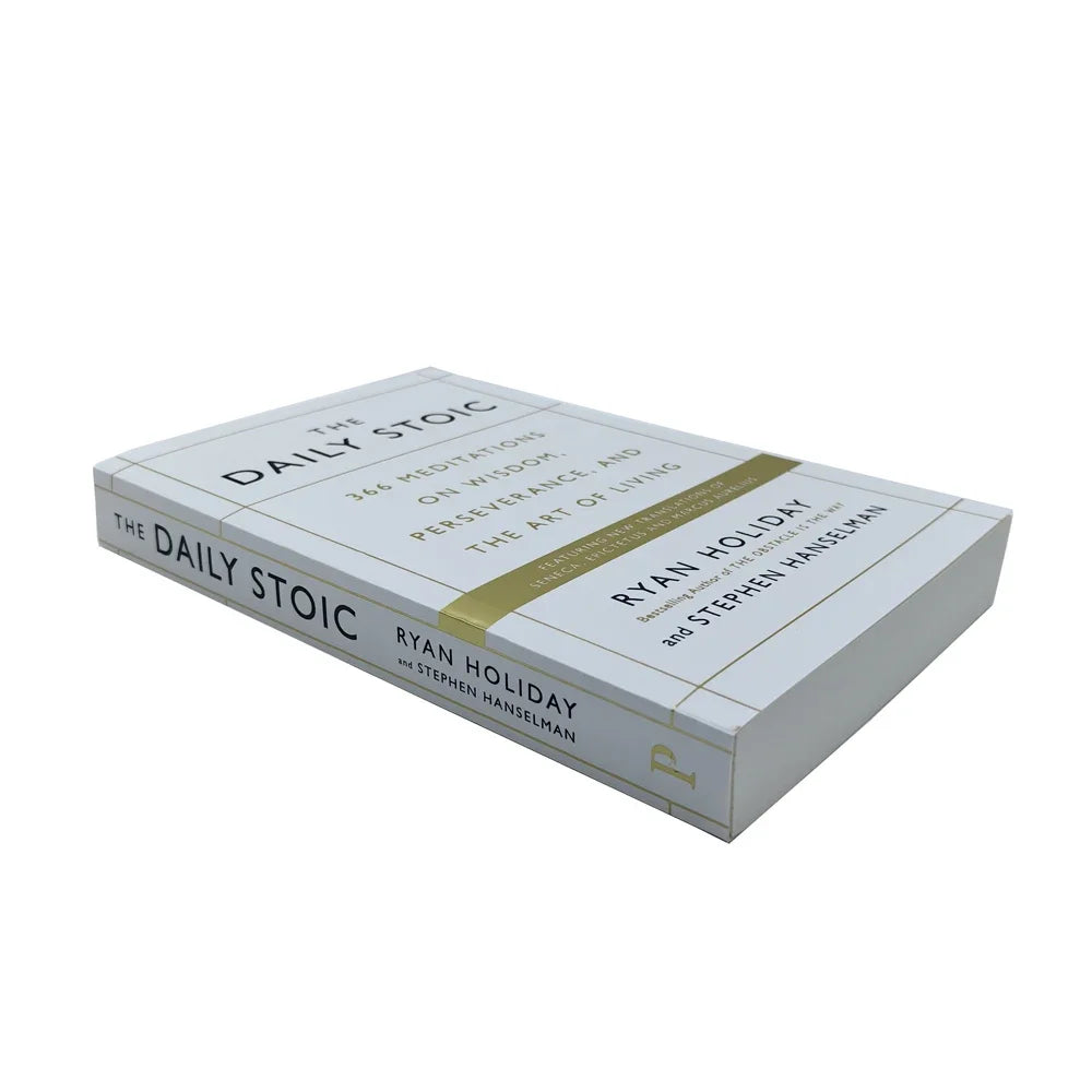 The Daily Stoic by Ryan Holiday 366 Meditations,on Wisdom Perseverance and the Art of Living Book Libros English book