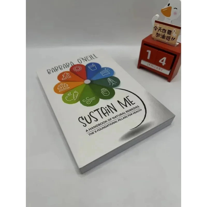 Sustain Me The 9 Foundational Pillars for Health Guide Book A Handbook of Natural Remedies in English Paperback libro книги