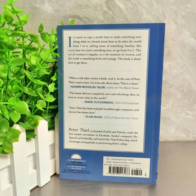 Zero To One By Peter Thiel with Blake Masters Notes on Startups How To Build The Future Encourage Books Livros