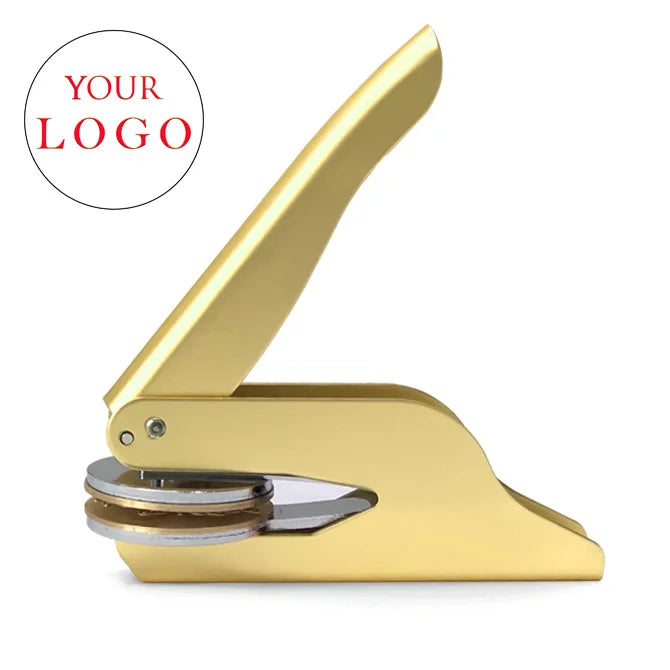 Embosser Stamp LOGO Customized Wedding Library Book Private Seals Customization Envelope Party Invitation Embossing Stamps DIY