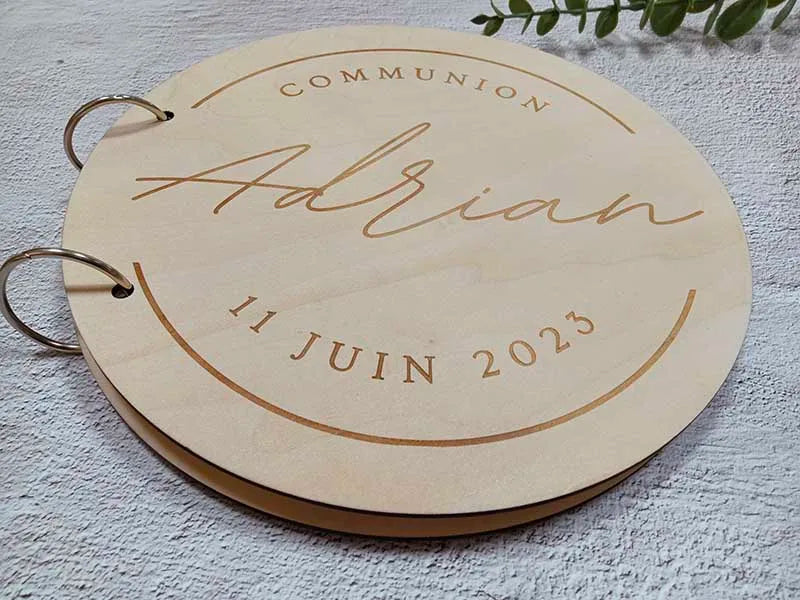 Personalized Wooden Guestbook Wedding Guestbook Baby Shower Decorations Boy Girl Party Supplies Communion Details For Guests