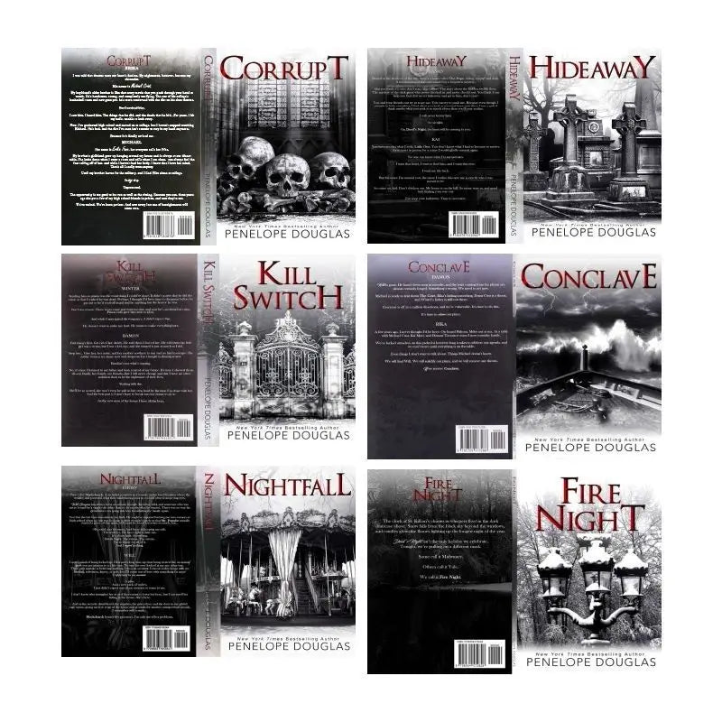 2 book Devil's Night hide away, corrupt ,kill switch conclave ,night fall ,fire night in English Horror Fiction Books