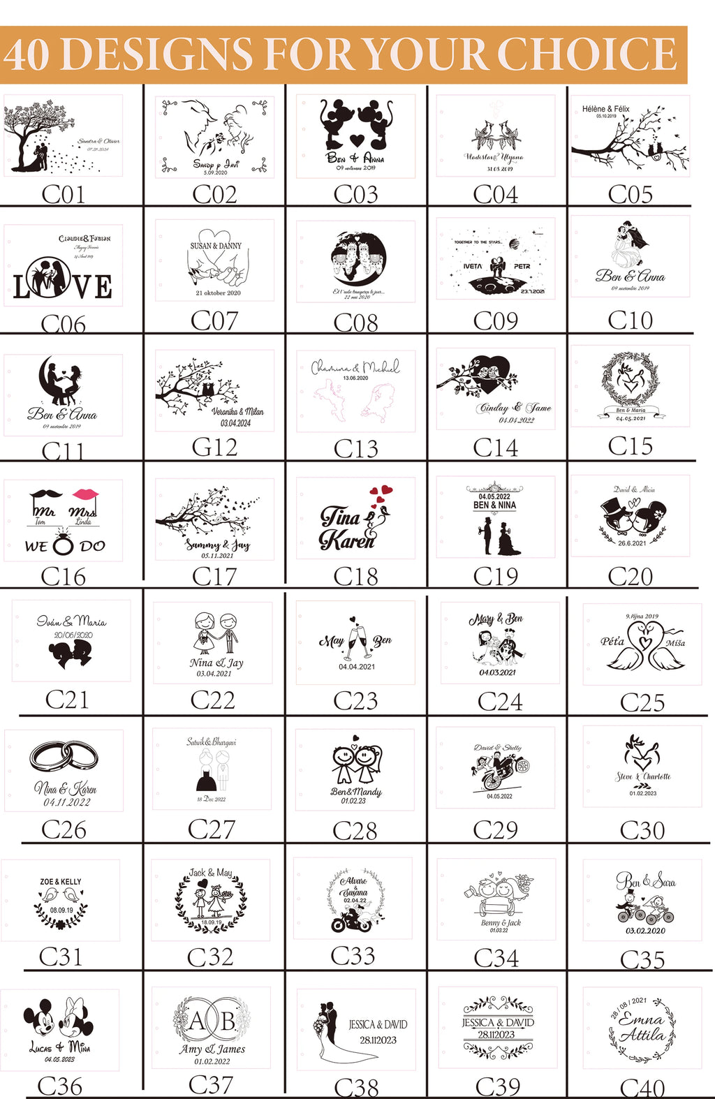 Personalized Wedding Anniversary Bridal Shower Guest Book Gift for Couple Memory Book Wedding Keepsake Advice Book Photo Prop