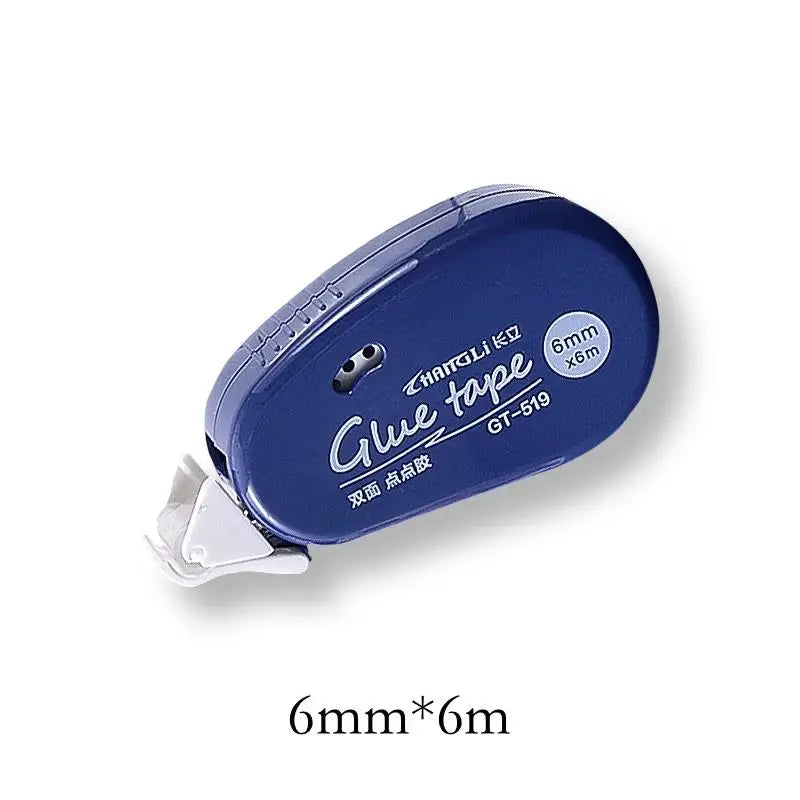 6m*6mm Double Sided Adhesive Dots Tape Handbook Glue Tape DIY Scrapbooking Collage Roller Glue Stationery Office School Supplies