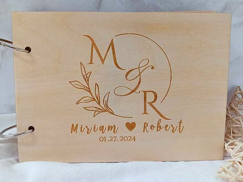 Custom Wedding Guestbook Rustic Wedding Decoration Mariage Signature Guestbook Party Decor Favor Anniversary Wedding Gifts