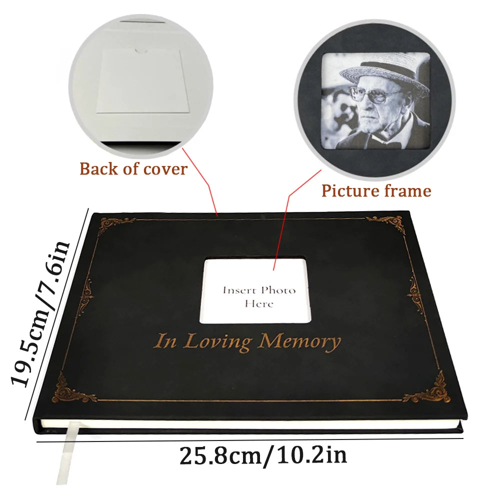 Funeral guest book Signature Funeral reception sign-in book Souvenir photo album Birthday Anniversary Love memorial service