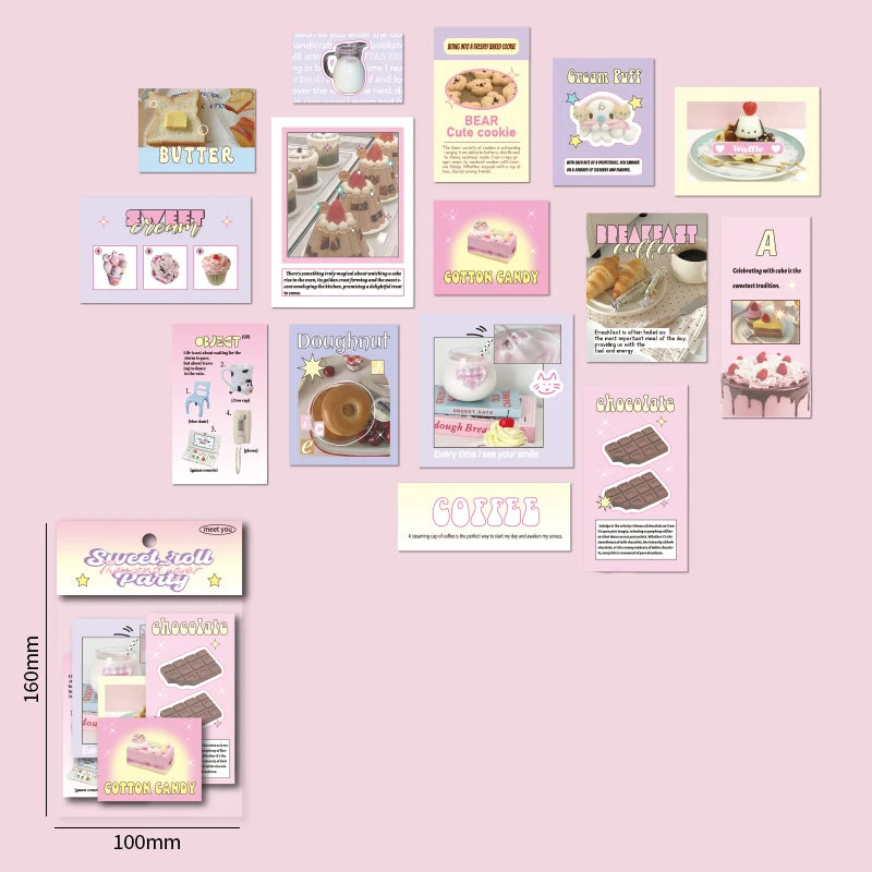 30Pcs/pack Cute Magazine Scrapbooking Stickers Book DIY Junk Journal Material Decoration Album Diary Stationery supplies