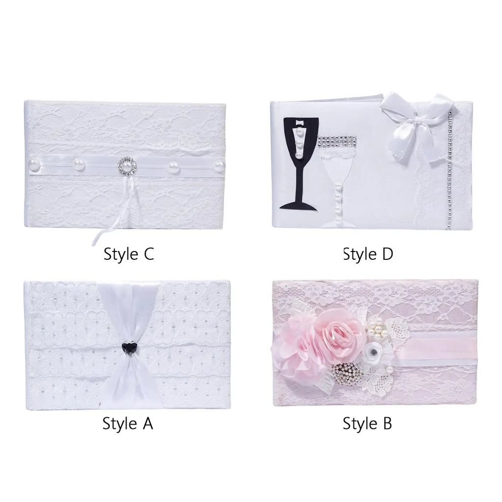 European Wedding Guest Book Guest Signing Book for Birthday Graduation Party