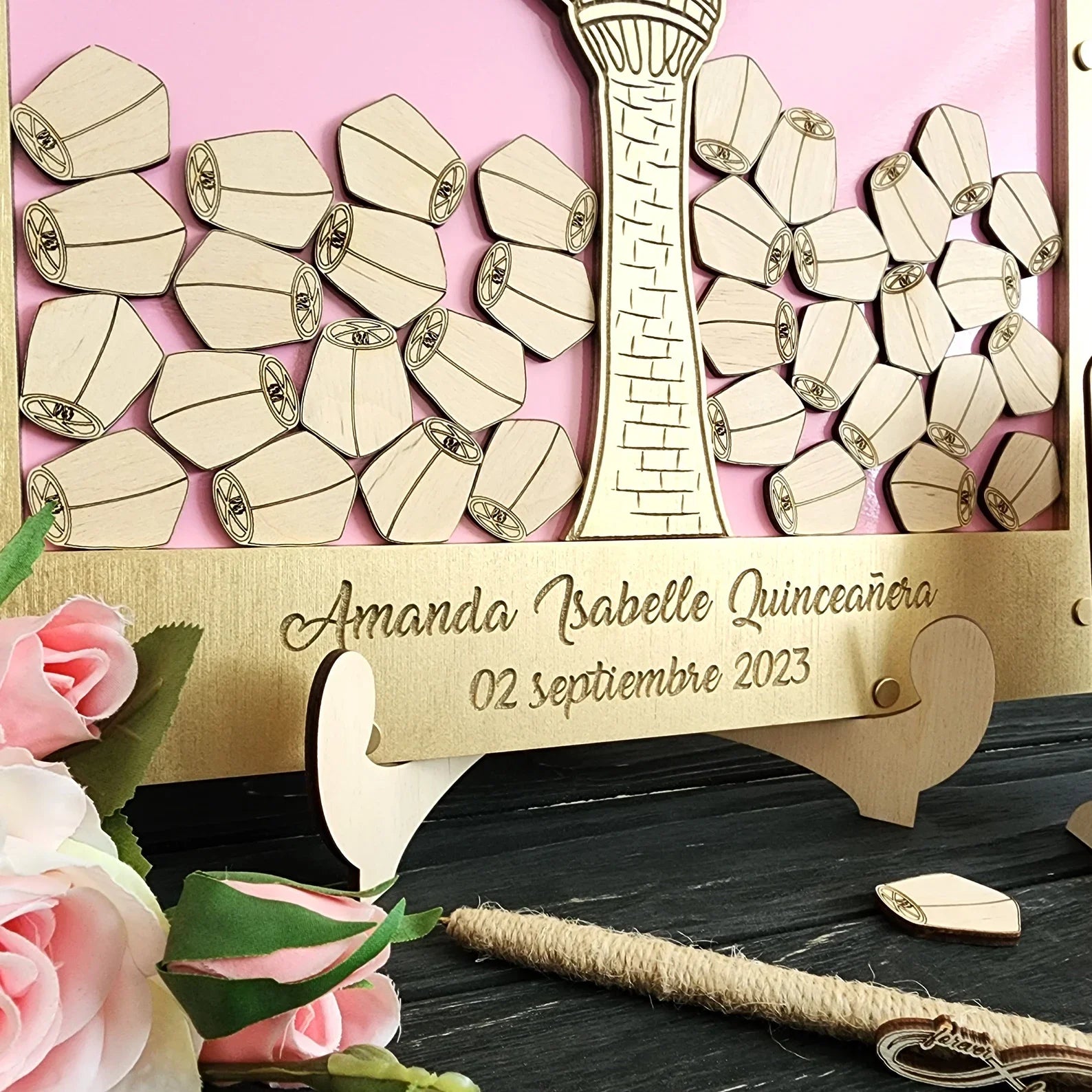 Princess Towel Guest Book, Fairytale Wedding, Alternative Box Guest Book, Fairy Guest Book, Castle Drop Box, Alternative Castle