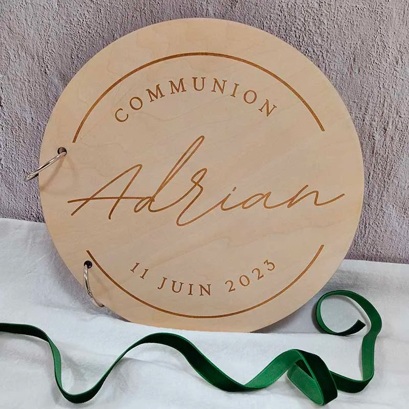 Personalized Wooden Guestbook Wedding Guestbook Baby Shower Decorations Boy Girl Party Supplies Communion Details For Guests