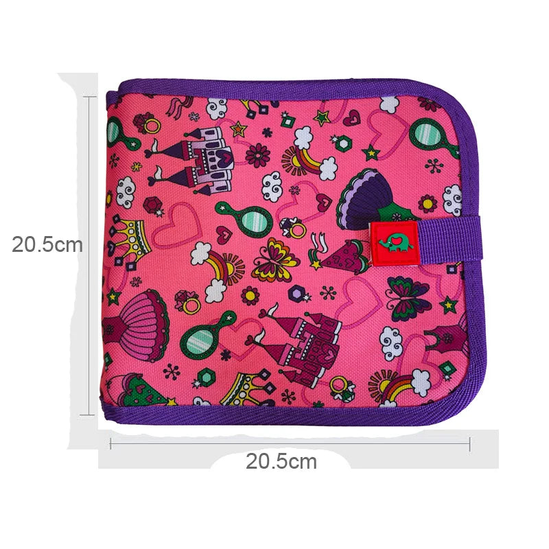 Cute Erasable Portable Graffiti Book Reusable Cartoon Doodle Book Writing Painting Set Trip