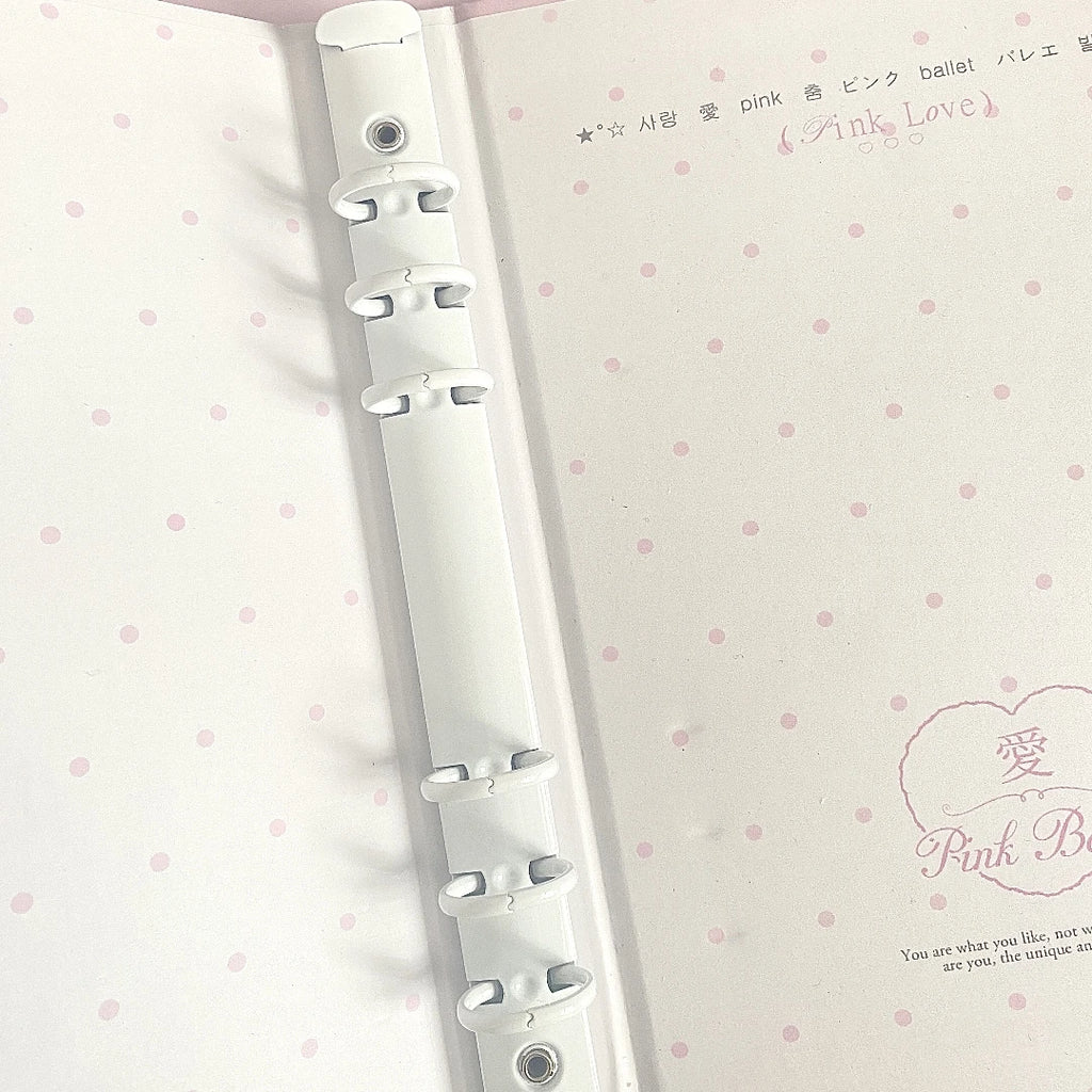 Love A5 Binder 4 Grid 3inch Photocard Binder Kpop Idol Photo Collect Book Card Holder Album for Polaroid instax Girl Gift