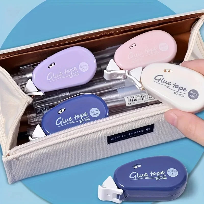 6m*6mm Double Sided Adhesive Dots Tape Handbook Glue Tape DIY Scrapbooking Collage Roller Glue Stationery Office School Supplies