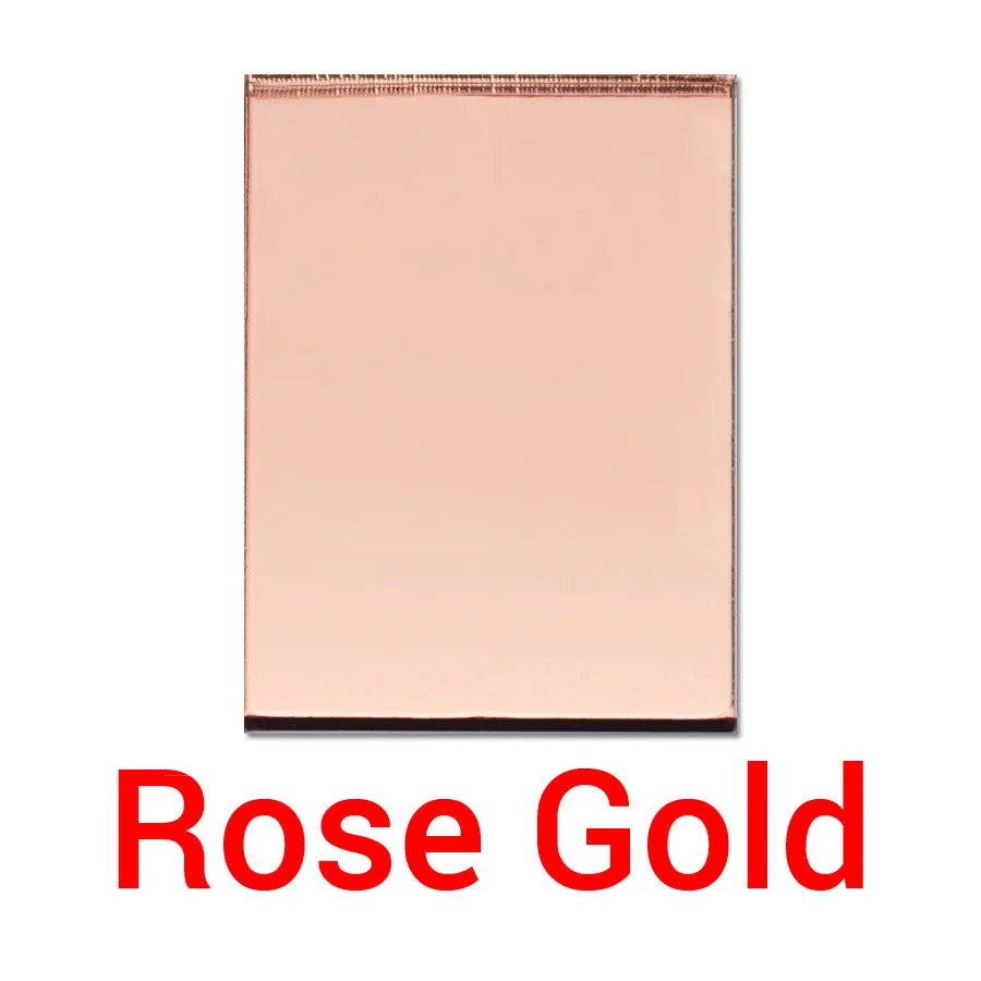 25x18cm Custom Horizontal Acrylic Mirror Silver Gold Guest Book Personalized Name Wedding Party Decoration