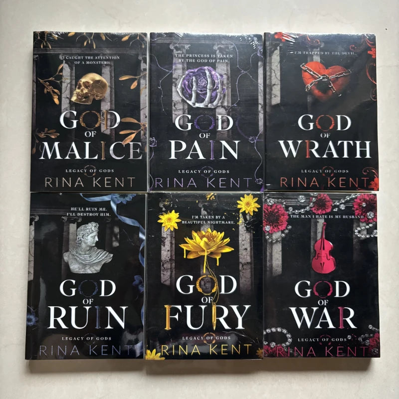 Legacy of Gods Special Edition Rina Kent Volumes 1-6 Book Paperback in English