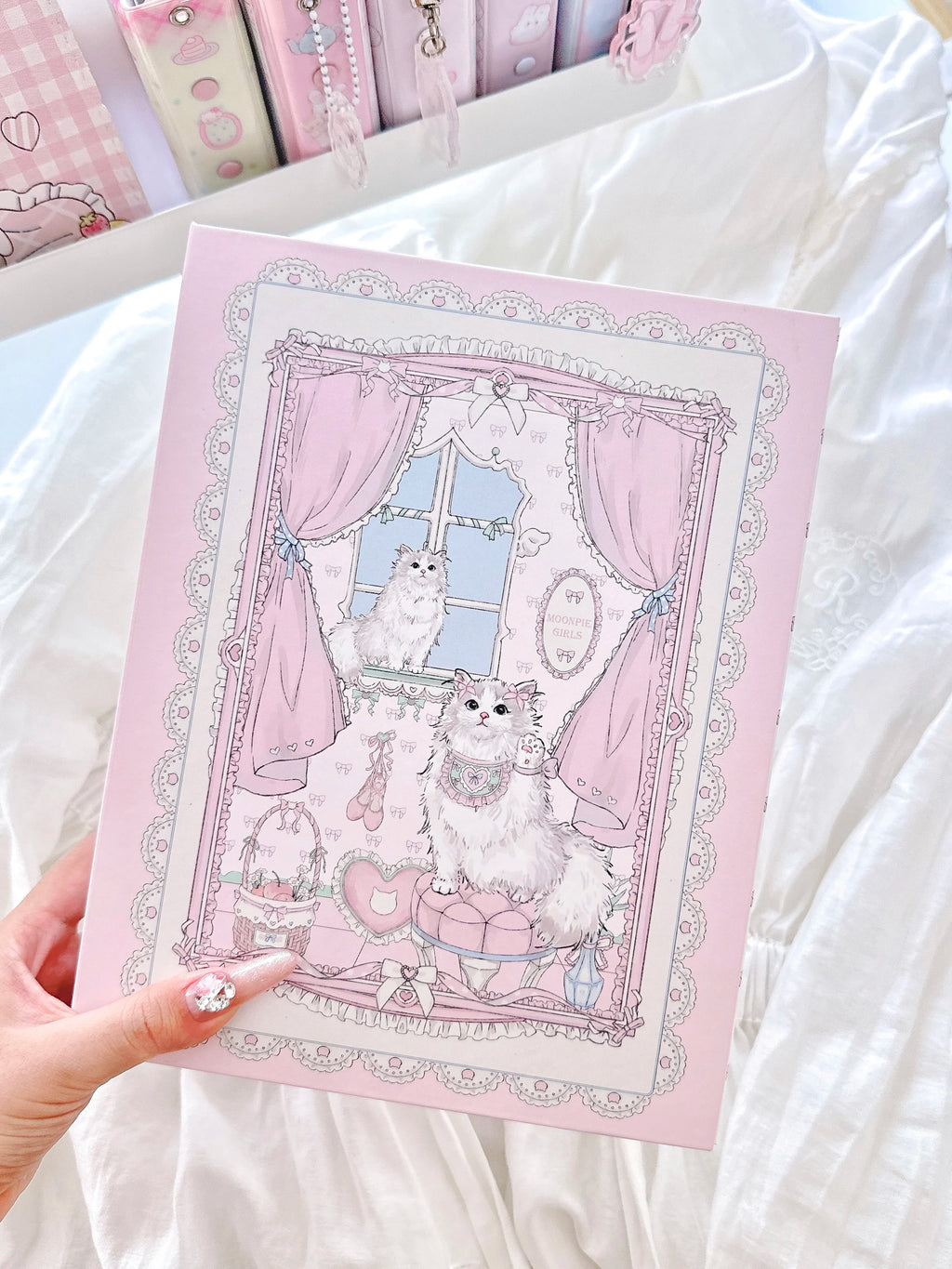 Cute Ragdoll Binder A5 4 Grid 3inch Photocard Holder Idol Photo Collect Book Card Album for Polaroid instax Girl Gift