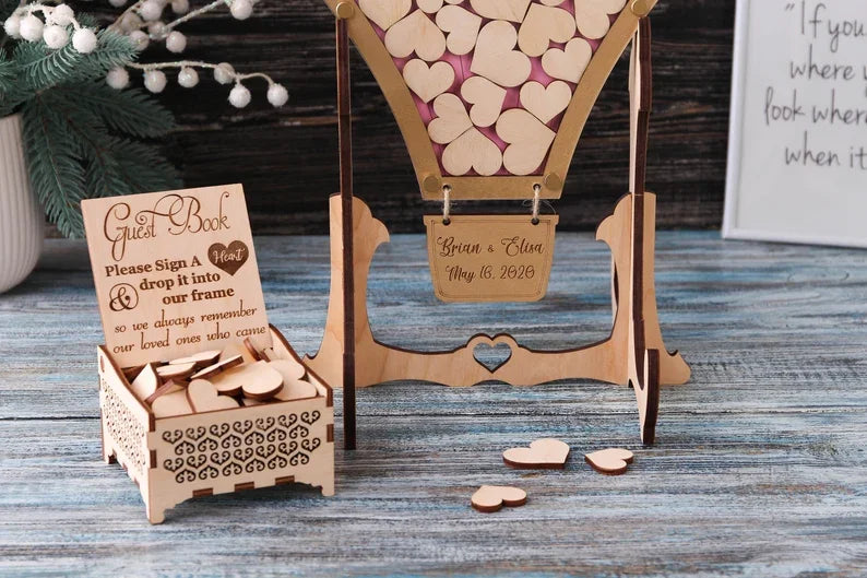 Alternative Up Guestbook, Custom Guestbook, Drop Box Guest Book, Baby Shower Guest, Wedding Guestbook, Guest Book Wish, Up Guest